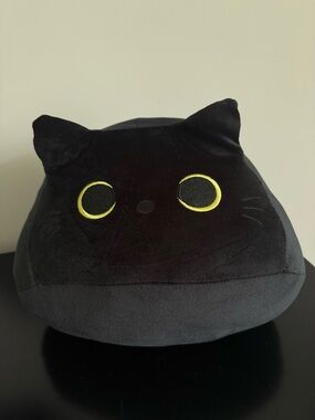 Black Cat Accent Pillow